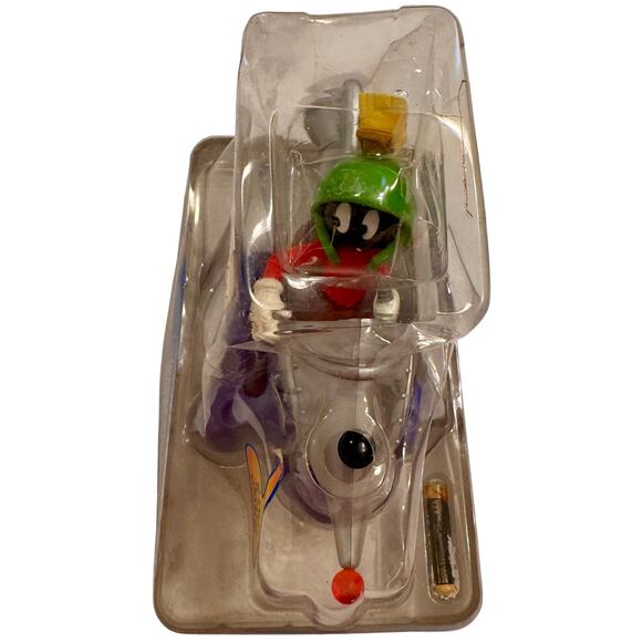 NIB 1998 Vintage Marvin the Martian Talking Digital Alarm Clock Westclox See Dsc - Picture 2 of 3